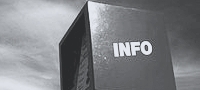 Foto einer Informationss�ule