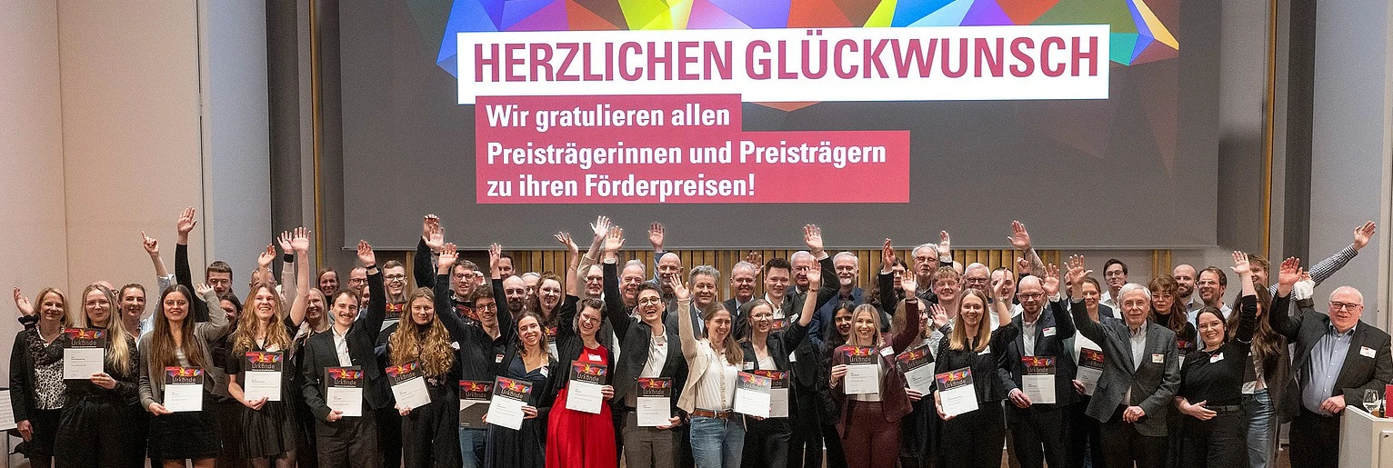Gruppenfoto F�rderpreisverleihung an der Universit�t Osnabr�ck 2025/2026